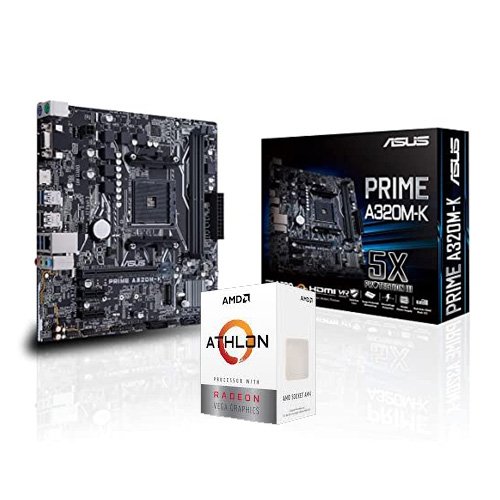 Buy AMD Athlon 3000G Processor ASUS Prime A320M-K Motherboard in