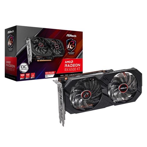 Buy ASRock AMD Radeon RX 6500 XT Phantom Gaming D 4GB OC Graphic